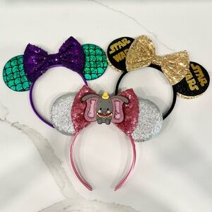 Set of 4 Disney Minnie Mouse Ears